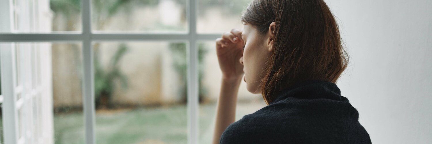 Frau leidet unter mentalen Problemen